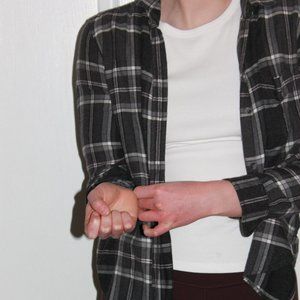 American Eagle Boyfriend Fit Super Soft Flannel